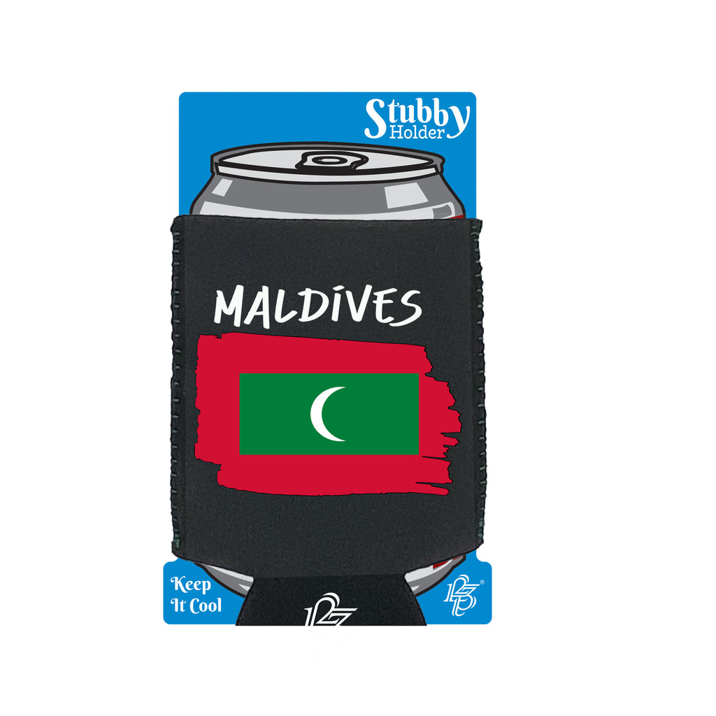Maldives - Funny Stubby Holder With Base