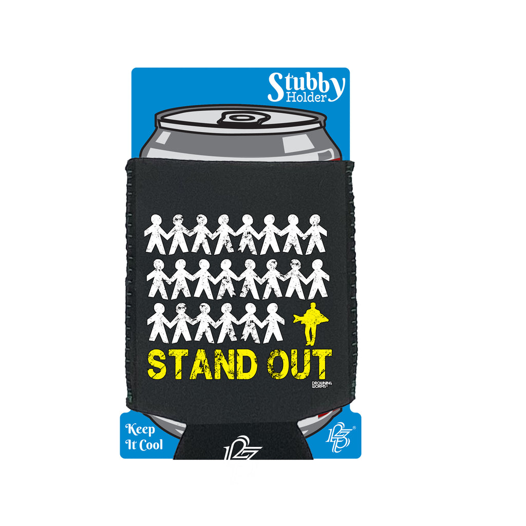 Dw Stand Out Carp Fish - Funny Stubby Holder With Base