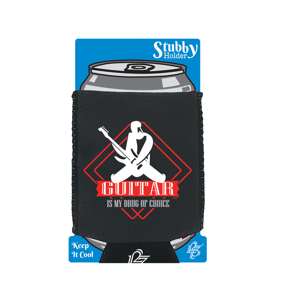 Guitar Is My Choice Music - Funny Stubby Holder With Base
