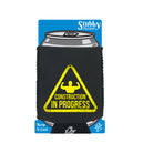Swps Construction In Progress - Funny Stubby Holder With Base