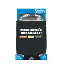 Mechanics Breakfast - Funny Stubby Holder With Base
