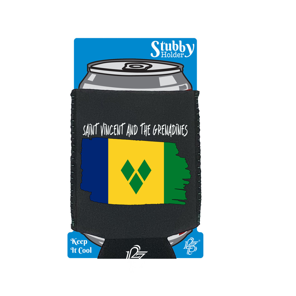 Saint Vincent And The Grenadines - Funny Stubby Holder With Base