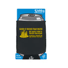 Blood Is Thicker Than Water But Maple Syrup - Funny Stubby Holder With Base