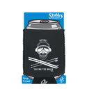 Pm Define Skiing Too Much - Funny Stubby Holder With Base