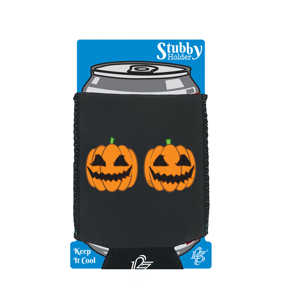 Pumpkins - Funny Stubby Holder With Base