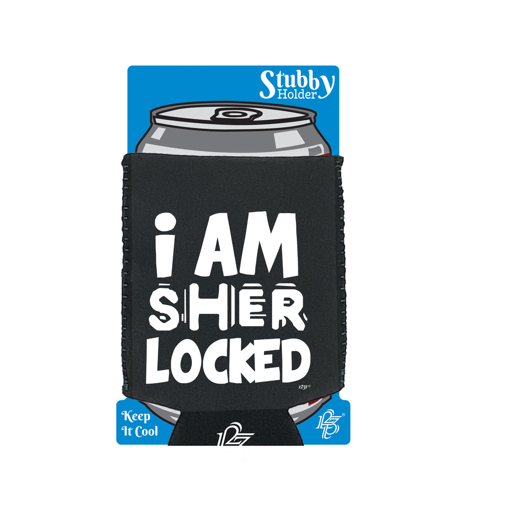 Sher Locked - Funny Stubby Holder With Base