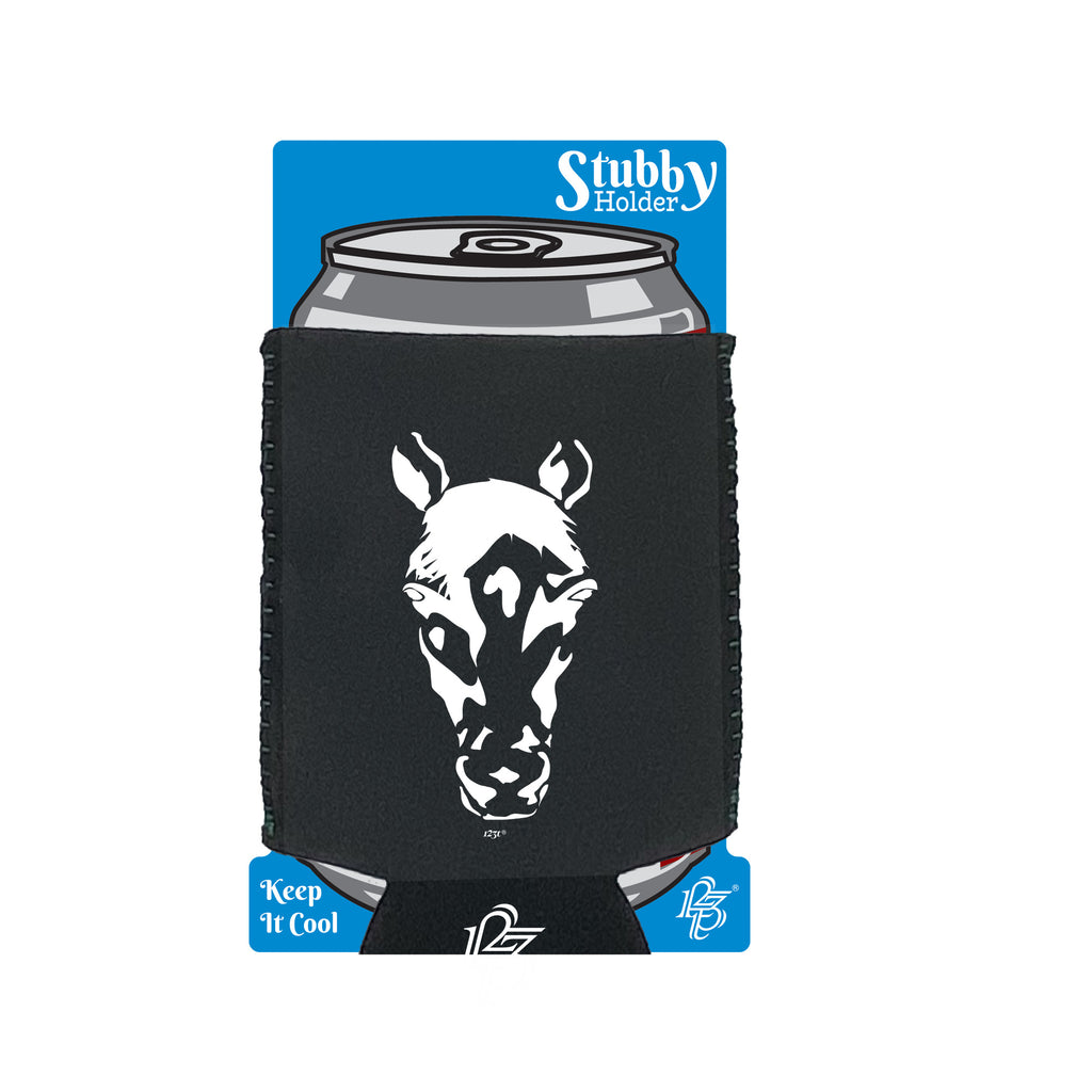 Horse Head - Funny Stubby Holder With Base