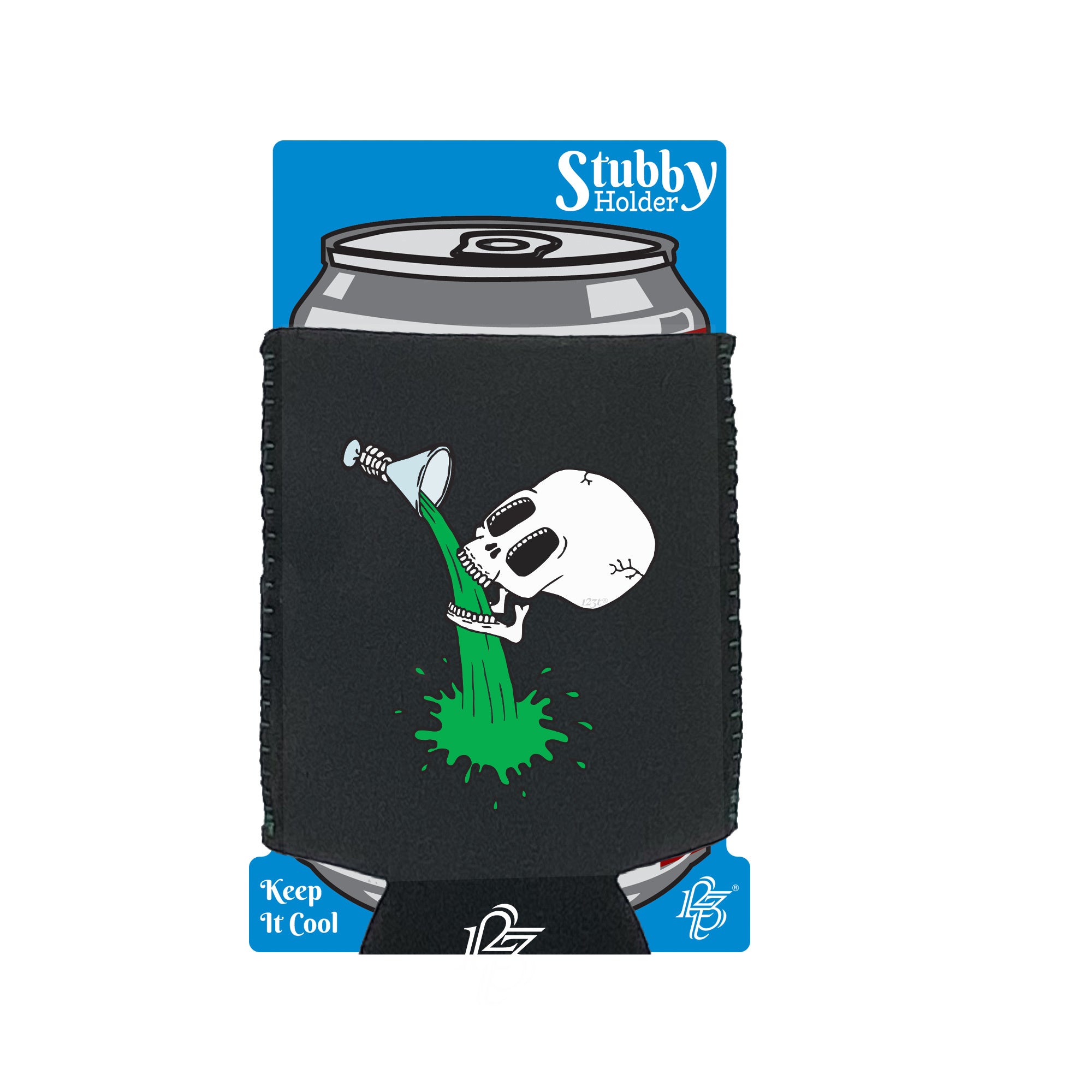Skull It - Funny Stubby Holder With Base