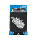 Time Flies When Your Having Rum - Funny Stubby Holder With Base