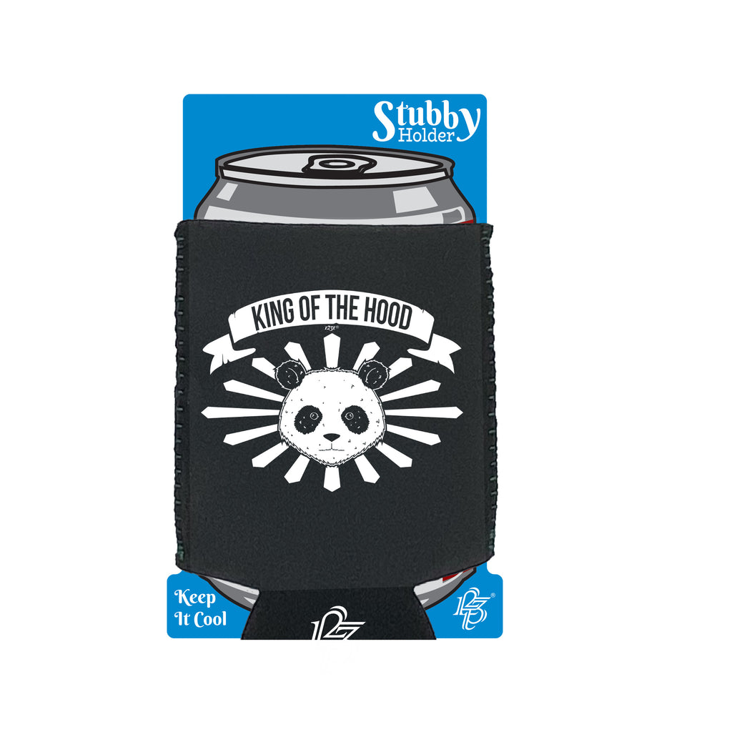 King Of The Hood - Funny Stubby Holder With Base