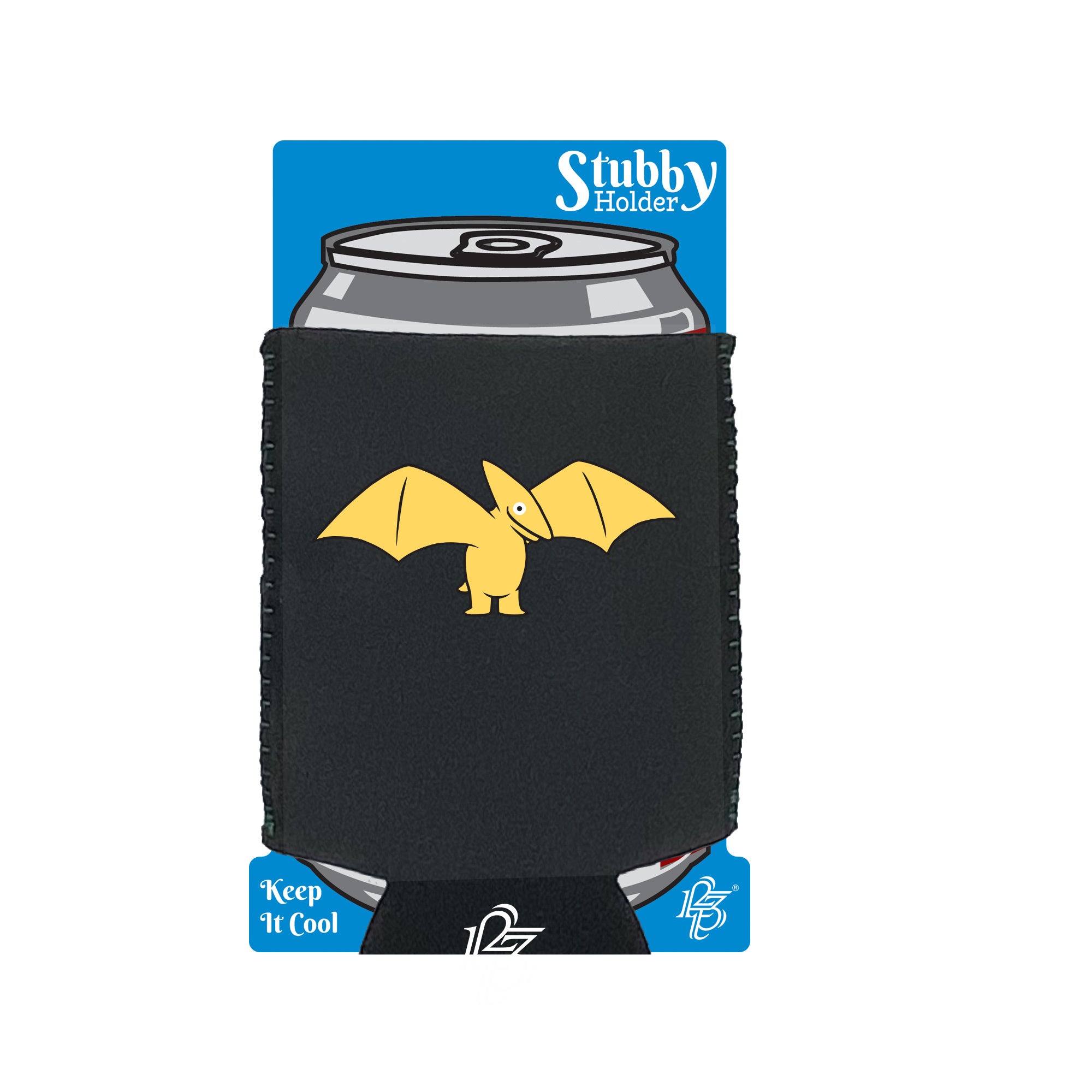 Dinosaur Pterodactyl Ani Mates - Funny Stubby Holder With Base