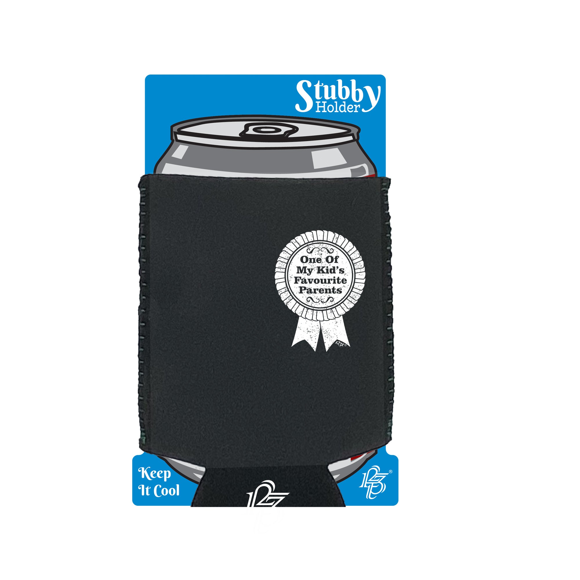 One Of My Kids Favourite Parents - Funny Stubby Holder With Base