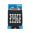 Swps I Belong Behind Bars Dumbell - Funny Stubby Holder With Base
