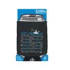 Dw Fishing Excuses - Funny Stubby Holder With Base