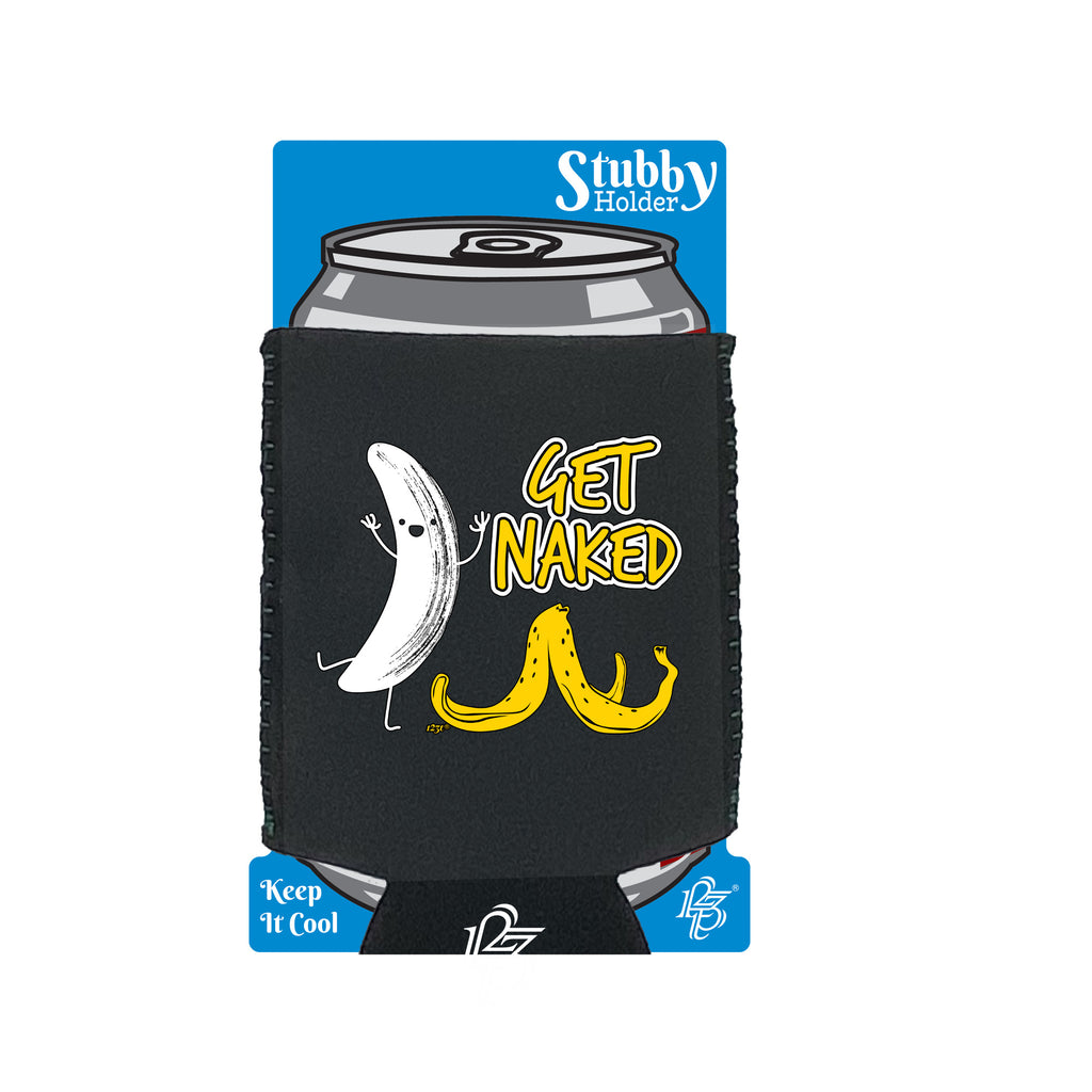 Get Naked Banana - Funny Stubby Holder With Base