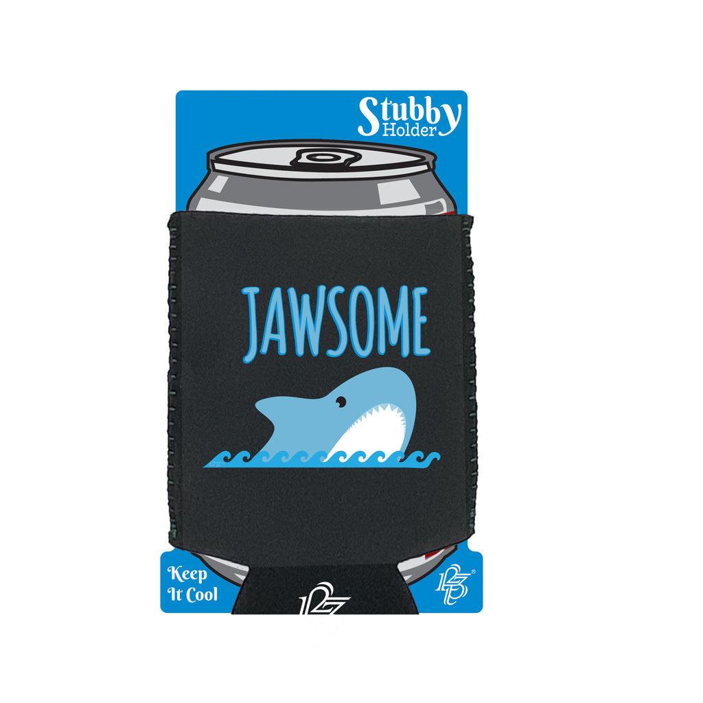Jawsome - Funny Stubby Holder With Base