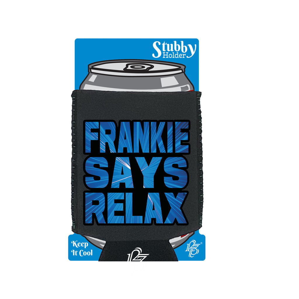 Frankie Blue Lazer - Funny Stubby Holder With Base