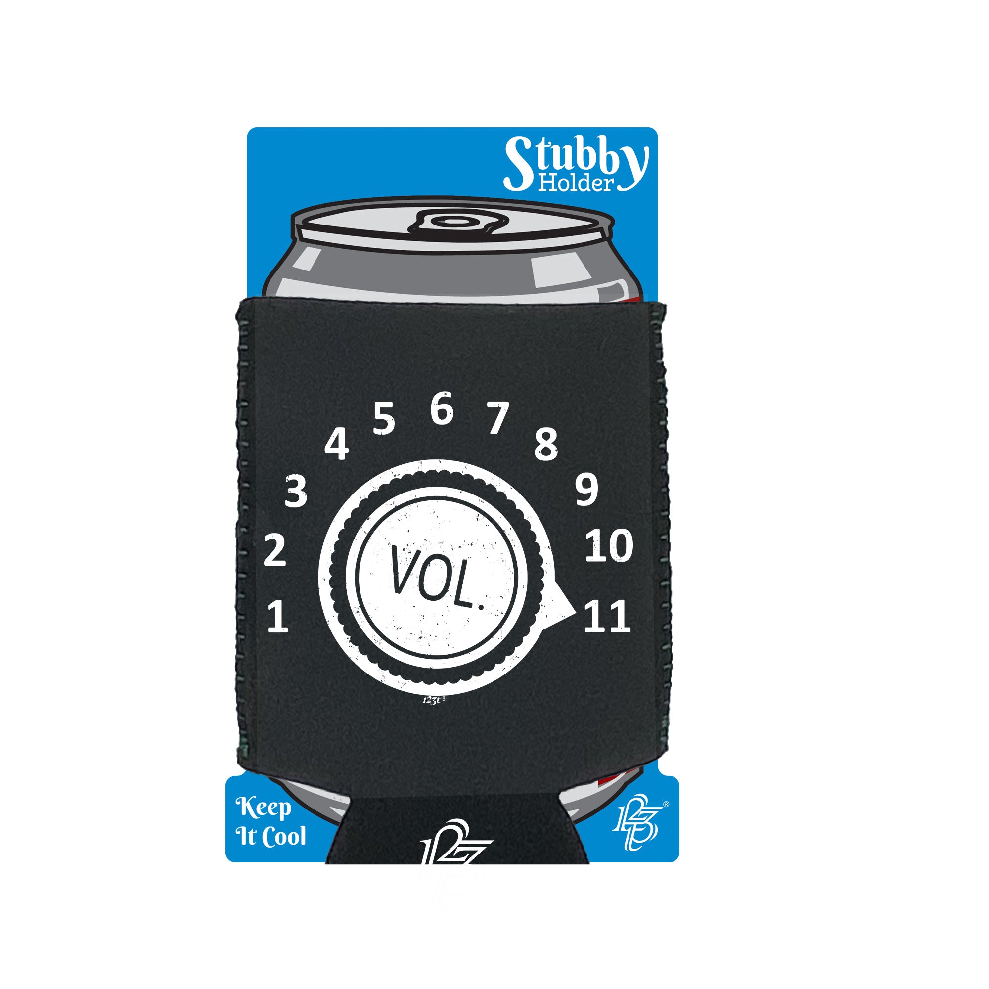 Max Volume Music - Funny Stubby Holder With Base