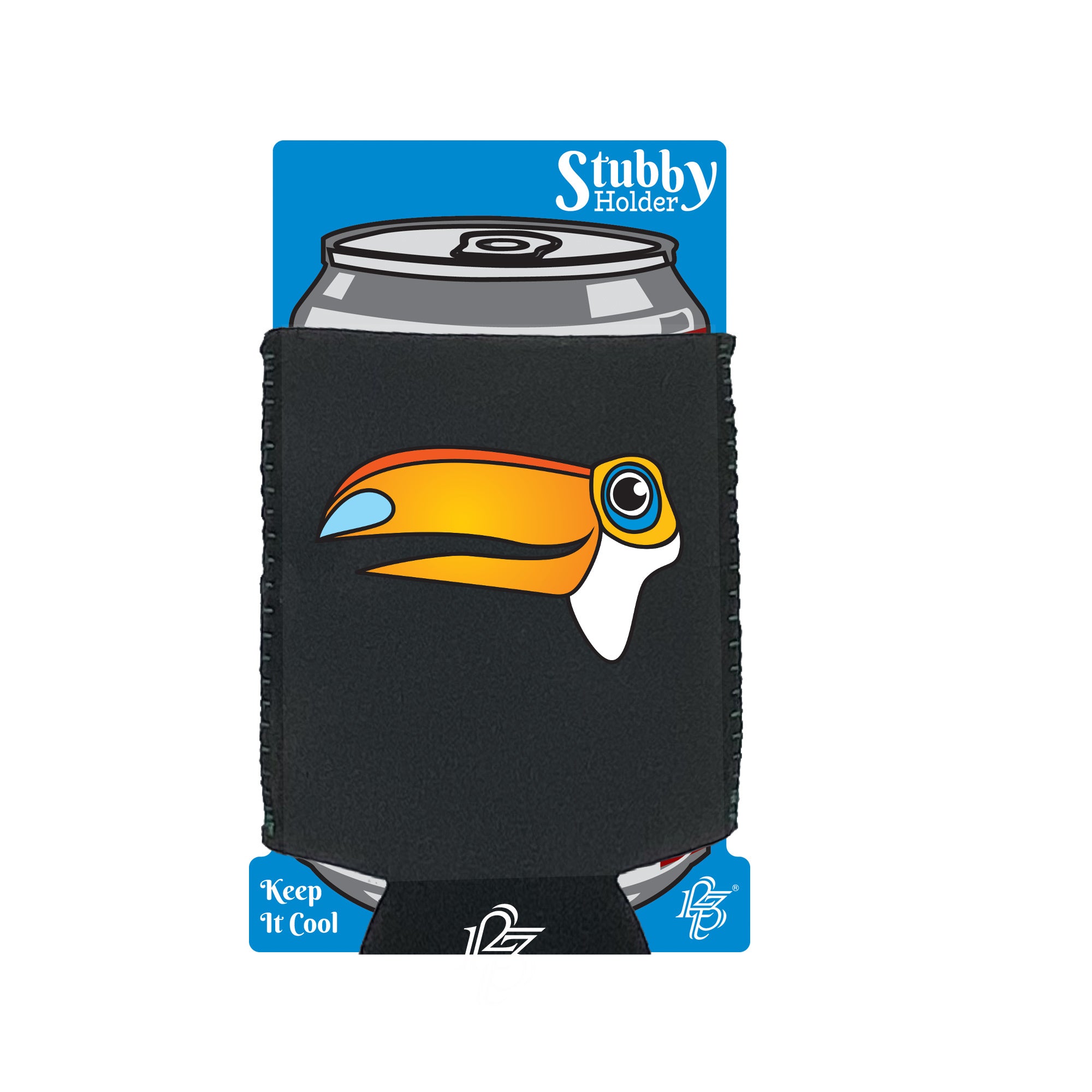 Toucan Ani Mates - Funny Stubby Holder With Base