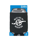 Rltw Miles Are My Meditation - Funny Stubby Holder With Base