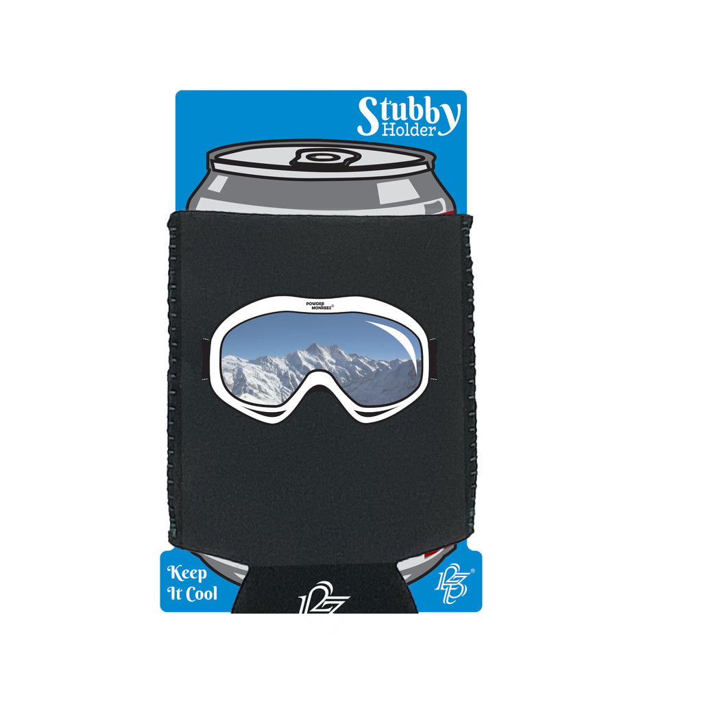 Pm Ski Goggles - Funny Stubby Holder With Base