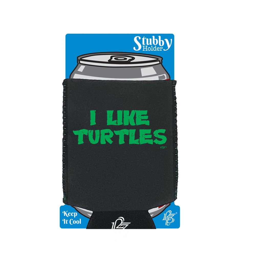 Love Turtles - Funny Stubby Holder With Base