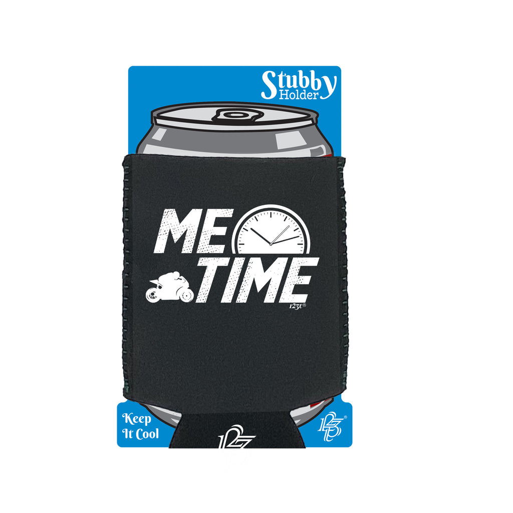 Me Time Superbike - Funny Stubby Holder With Base