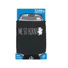 Me So Horny Rhino - Funny Stubby Holder With Base