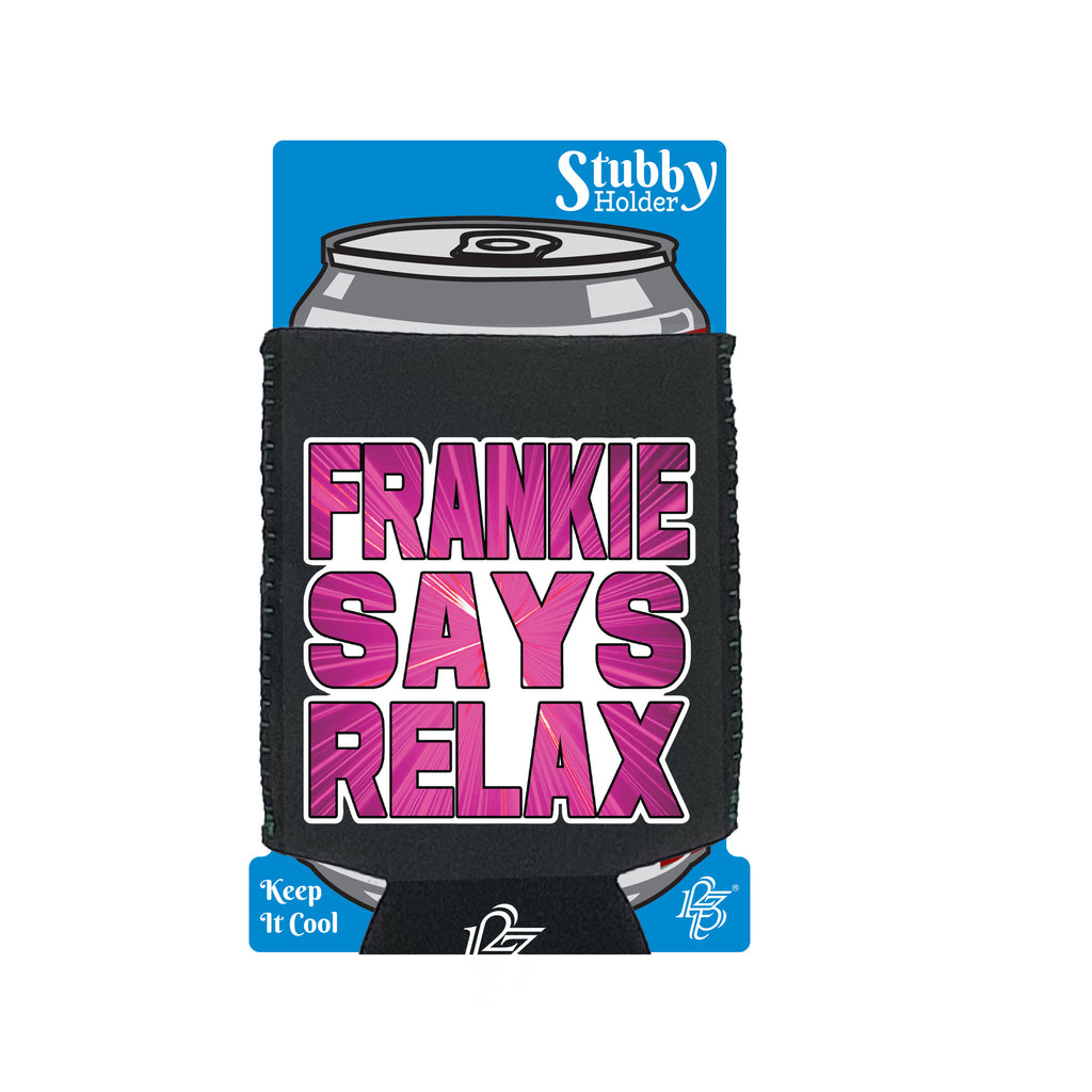 Frankie Pink Lazer - Funny Stubby Holder With Base