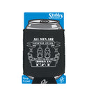 May Gemin Birthday All Men Are Created Equal - Funny Stubby Holder With Base