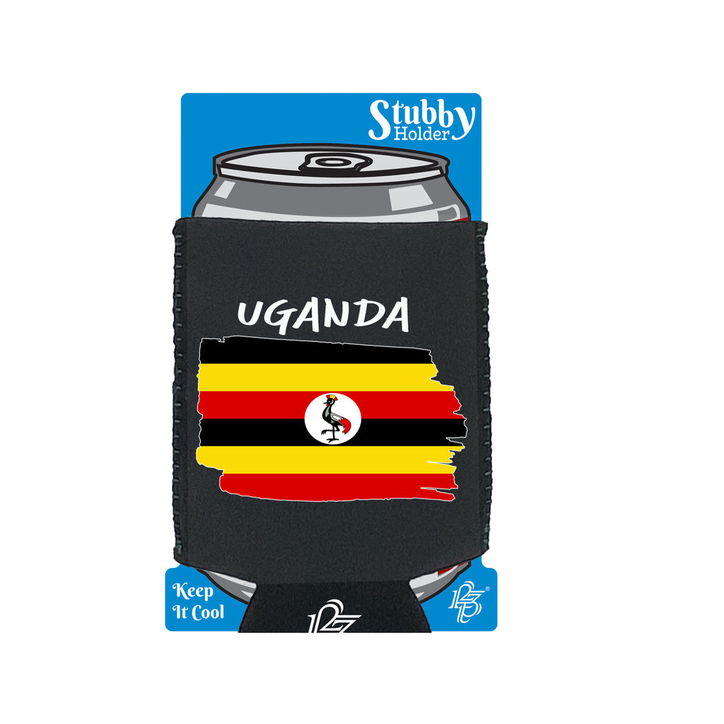 Uganda - Funny Stubby Holder With Base