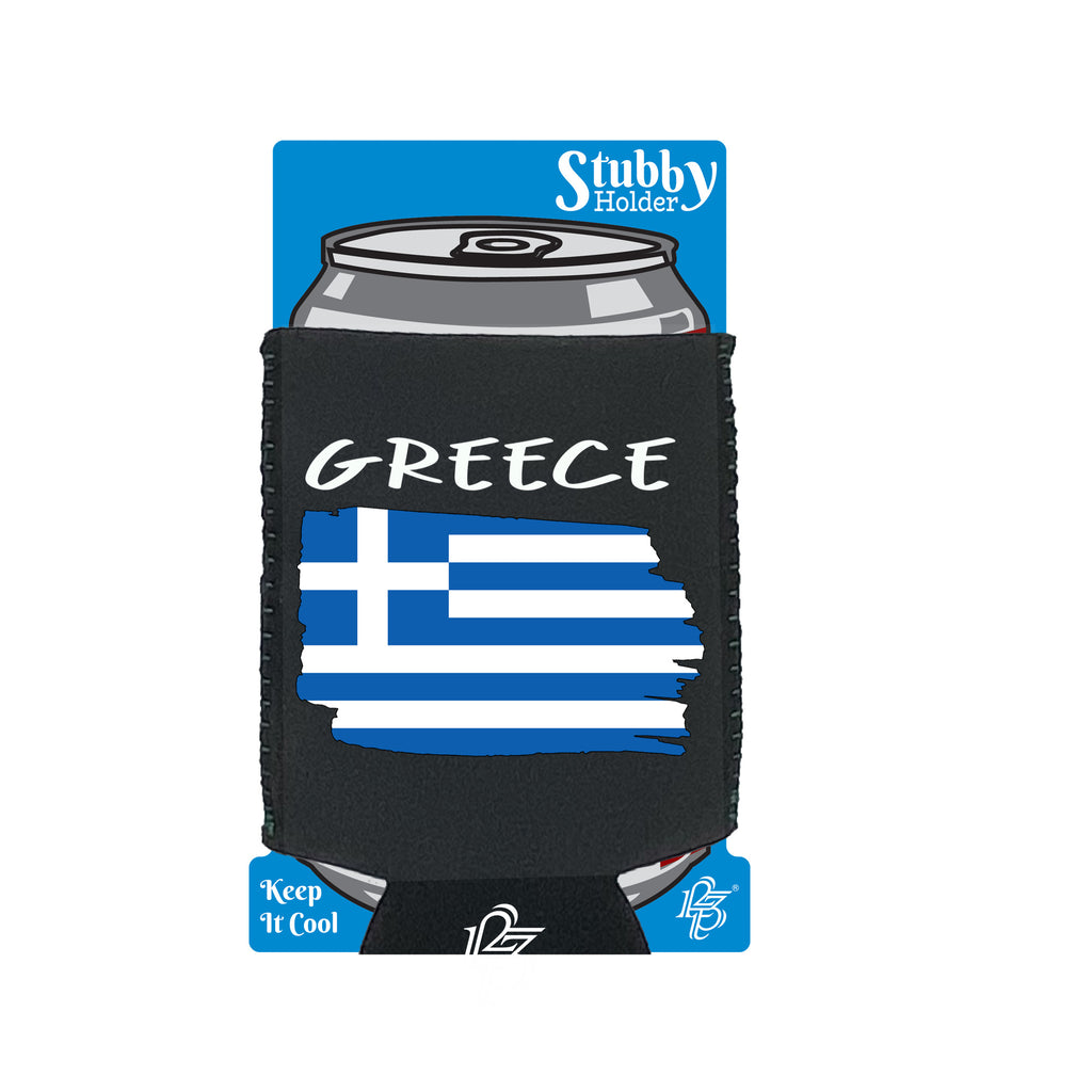 Greece - Funny Stubby Holder With Base