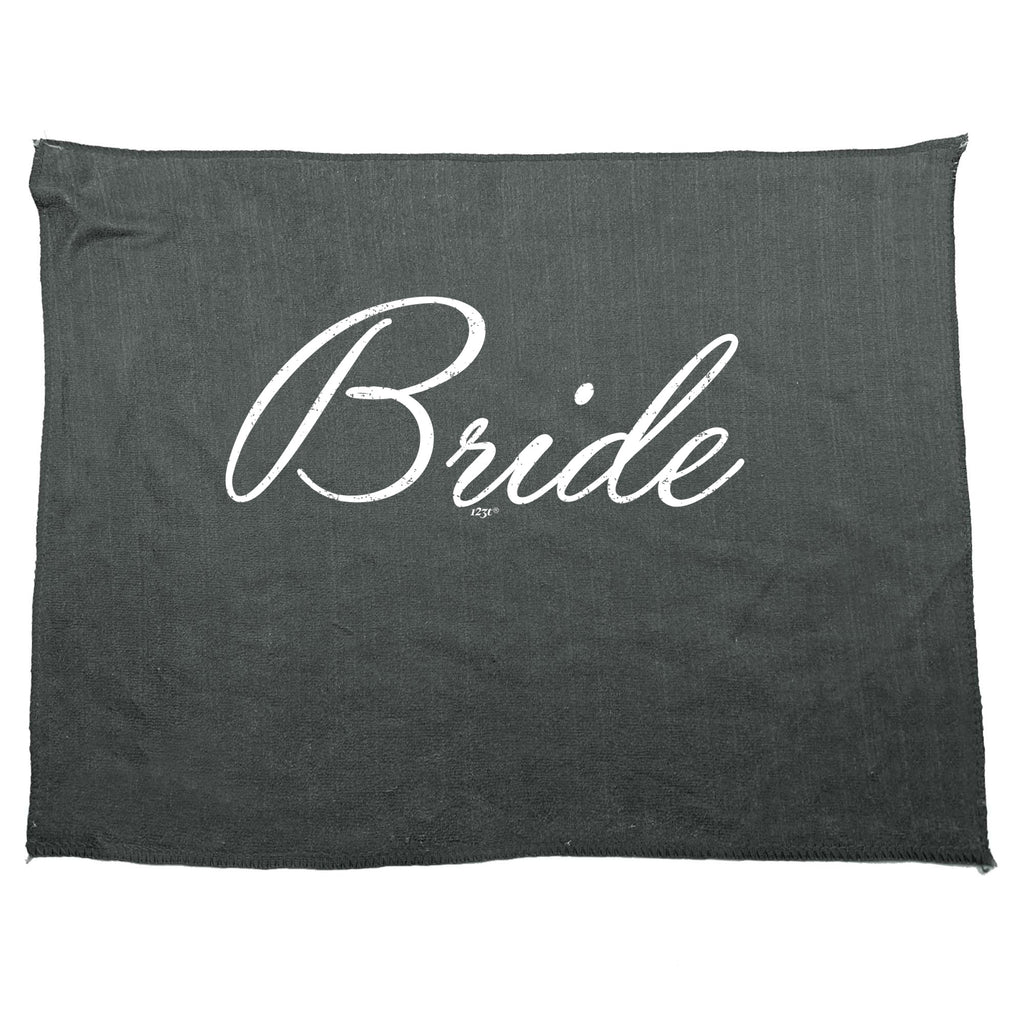 Bride Married - Funny Novelty Gym Sports Microfiber Towel