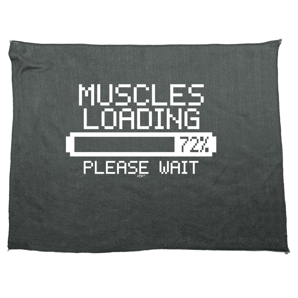 Muscles Loading - Funny Novelty Gym Sports Microfiber Towel