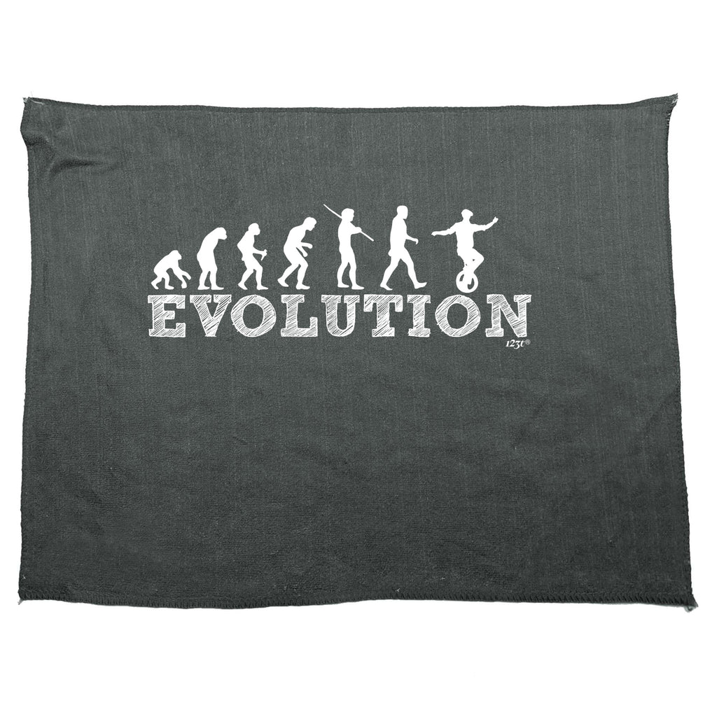 Evolution One Wheel Cycling - Funny Novelty Gym Sports Microfiber Towel