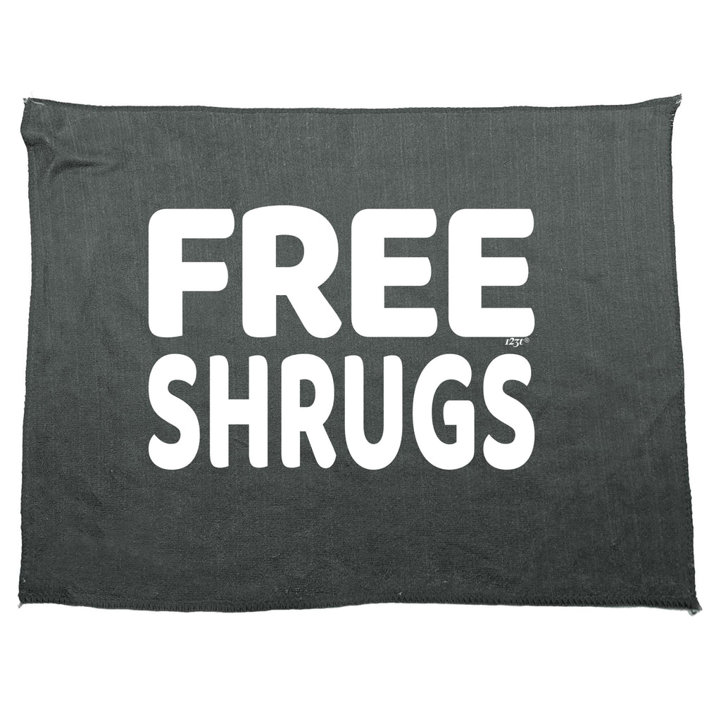 Free Shrugs - Funny Novelty Gym Sports Microfiber Towel