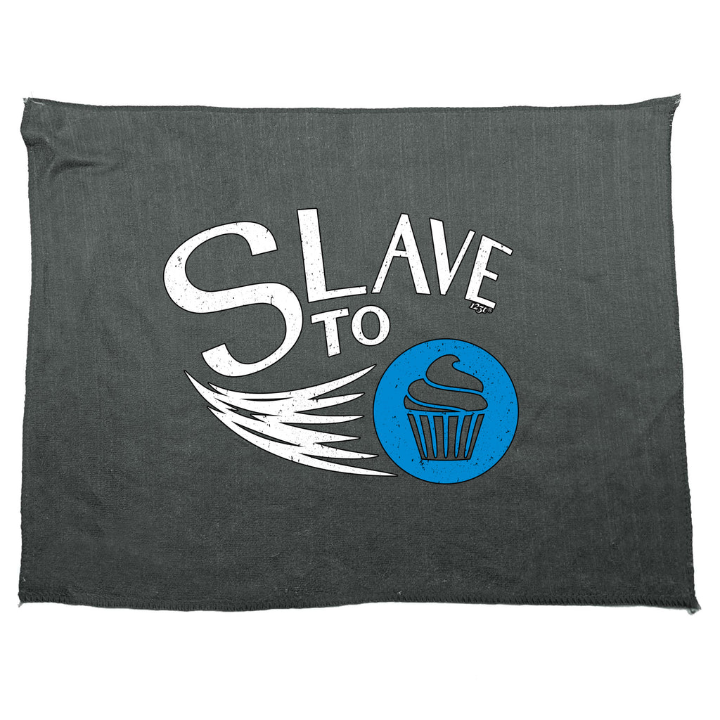 Slave To Cupcakes - Funny Novelty Gym Sports Microfiber Towel