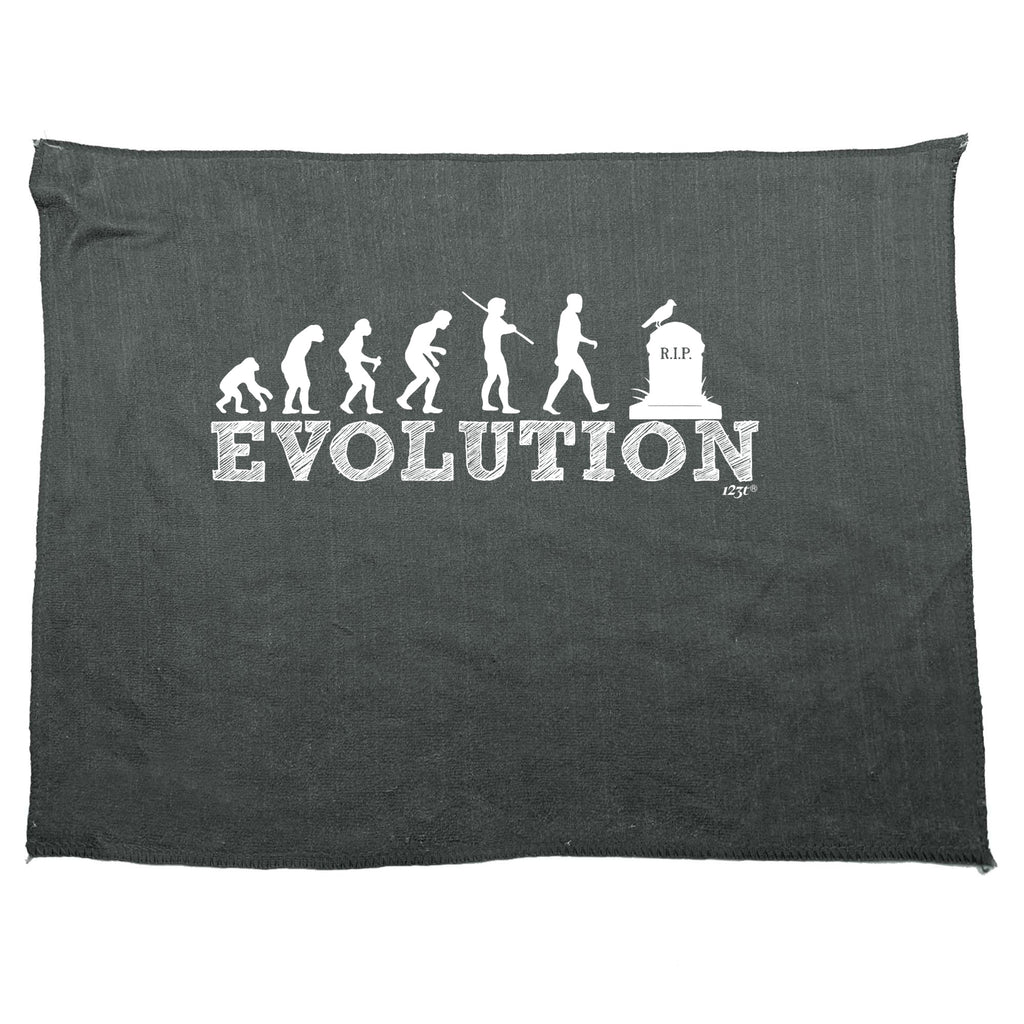 Evolution Grave - Funny Novelty Gym Sports Microfiber Towel