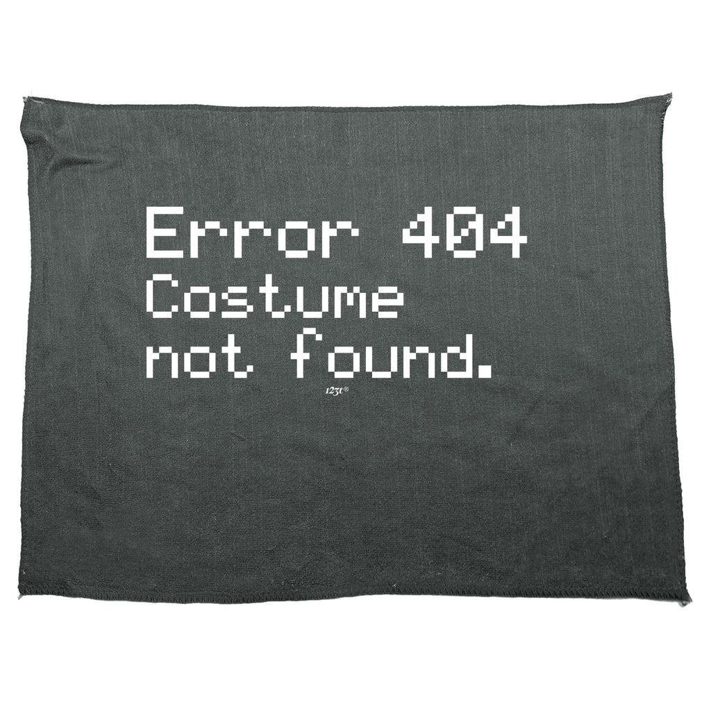 Error 404 Costume - Funny Novelty Gym Sports Microfiber Towel