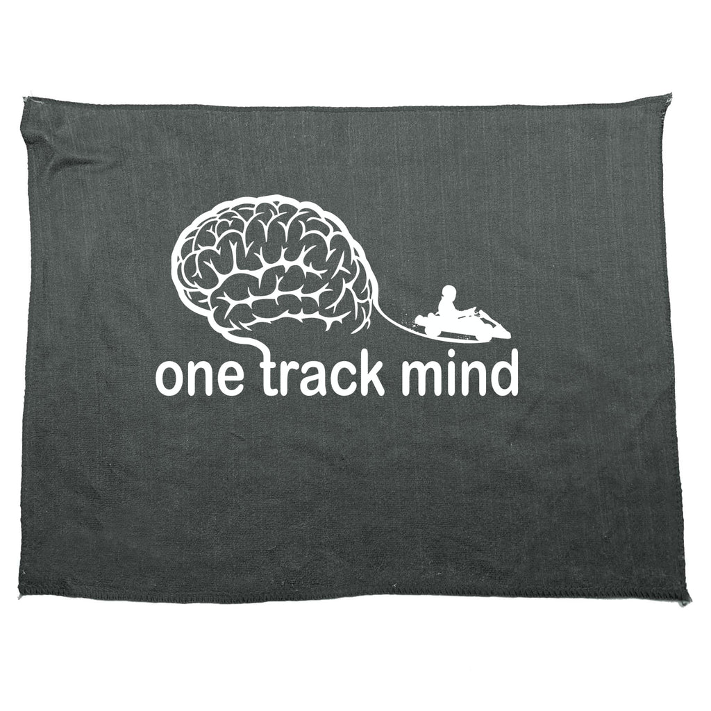 One Track Mind Gokart - Funny Novelty Gym Sports Microfiber Towel