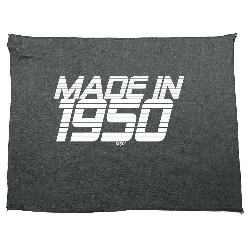 Made In 1950 - Funny Novelty Gym Sports Microfiber Towel