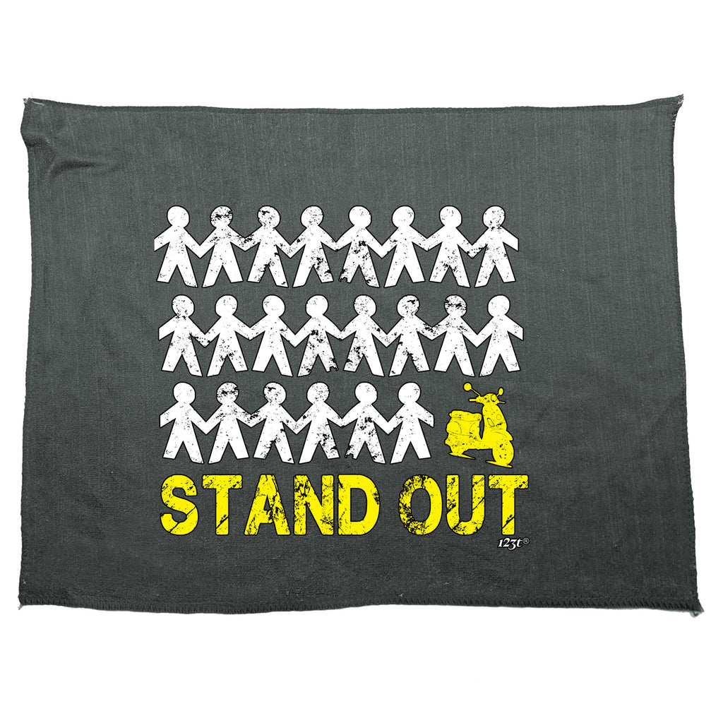 Stand Out Scooter - Funny Novelty Gym Sports Microfiber Towel