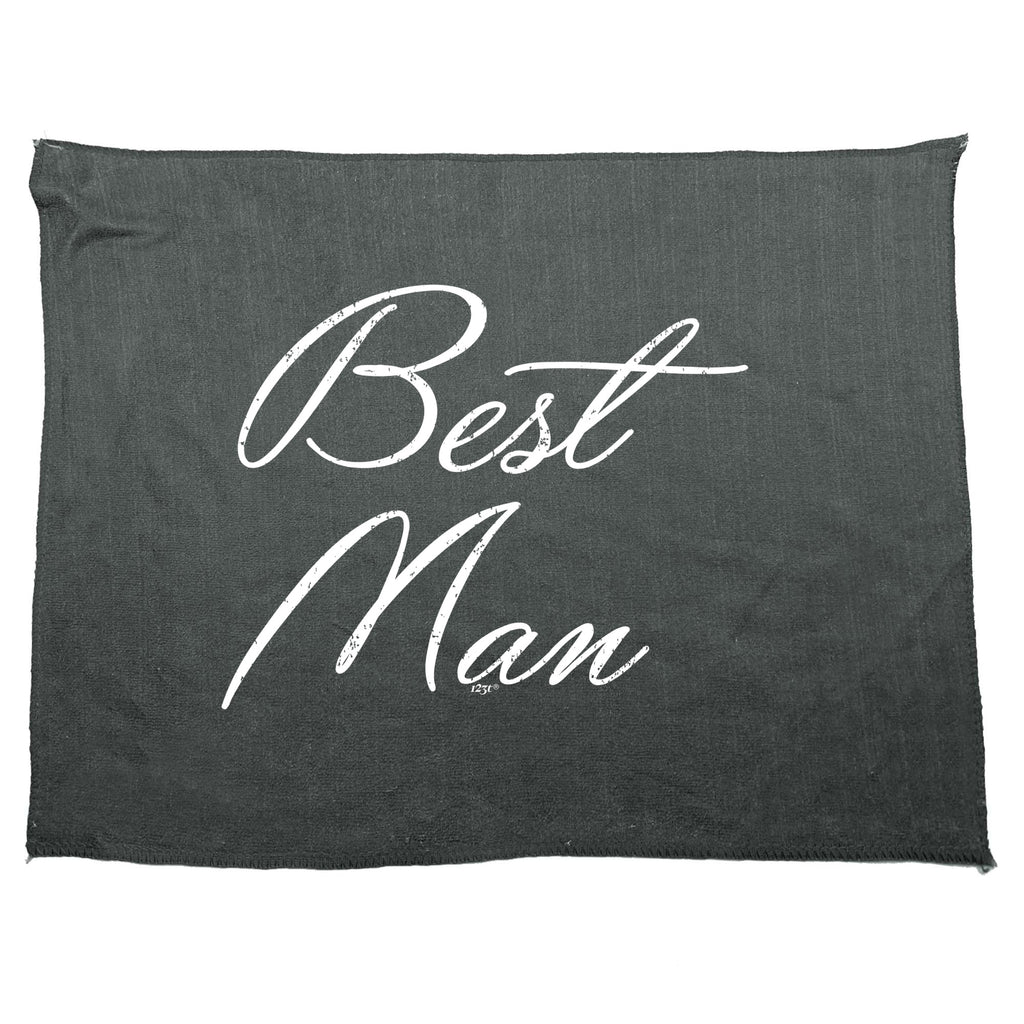Best Man Married - Funny Novelty Gym Sports Microfiber Towel