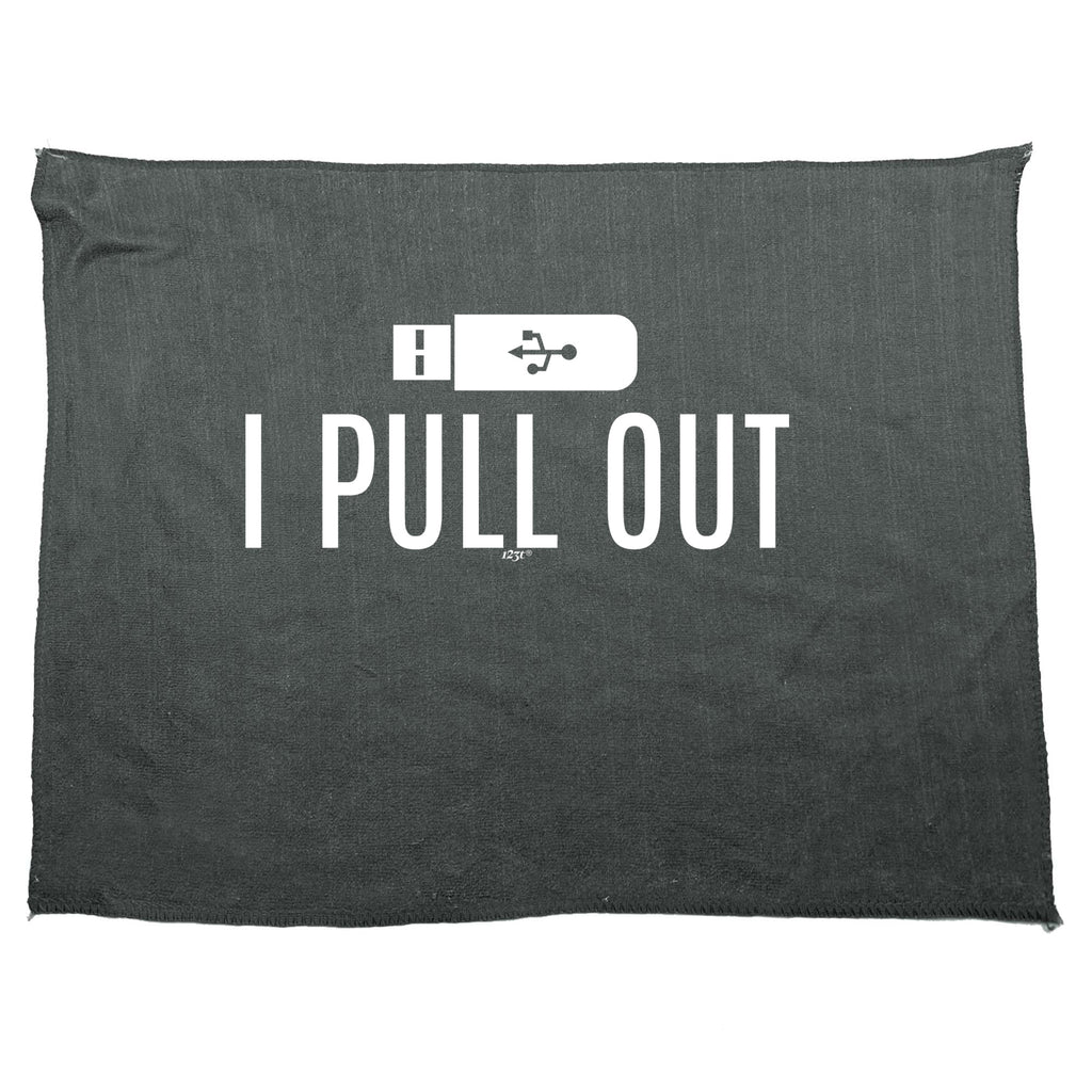 Pull Out Usb - Funny Novelty Gym Sports Microfiber Towel