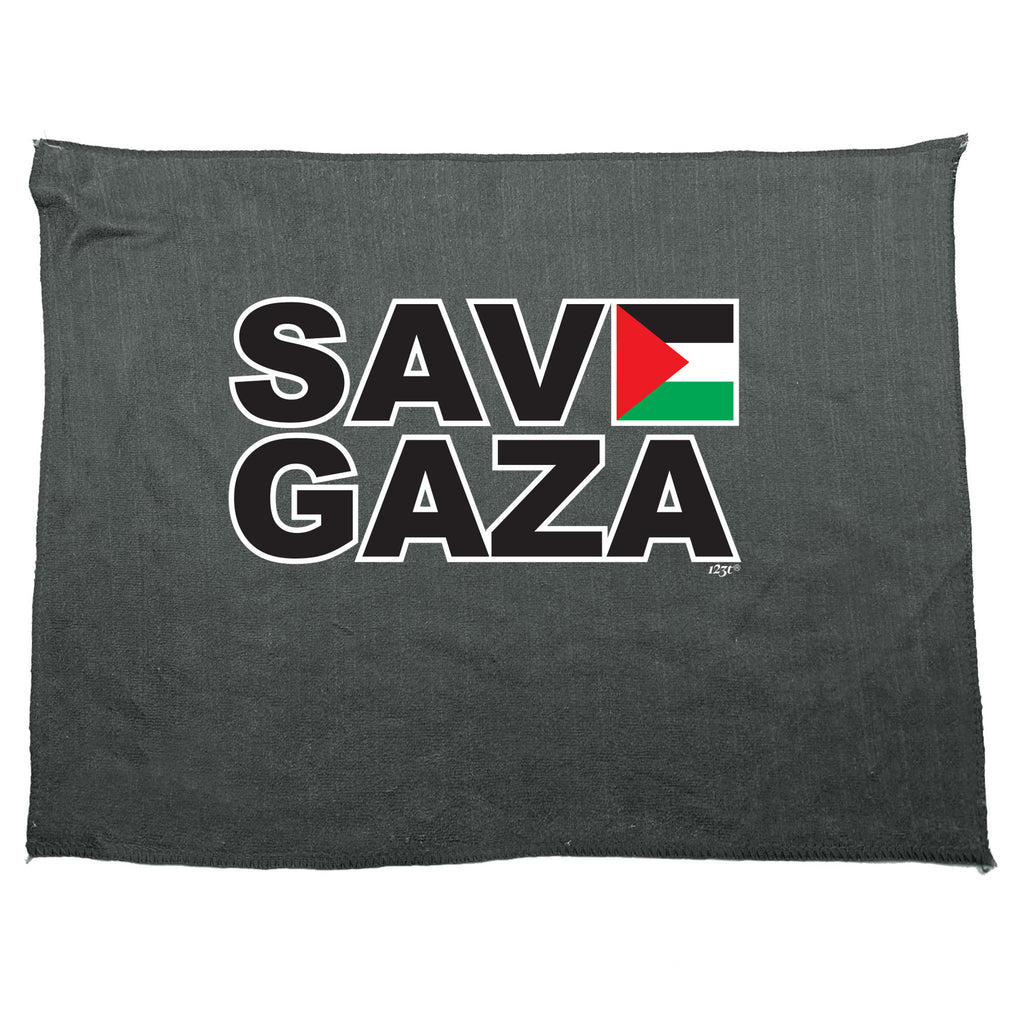 Save Gaza - Funny Novelty Gym Sports Microfiber Towel