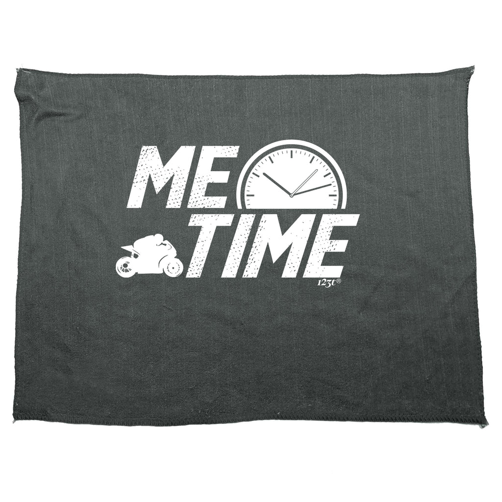 Me Time Superbike - Funny Novelty Gym Sports Microfiber Towel