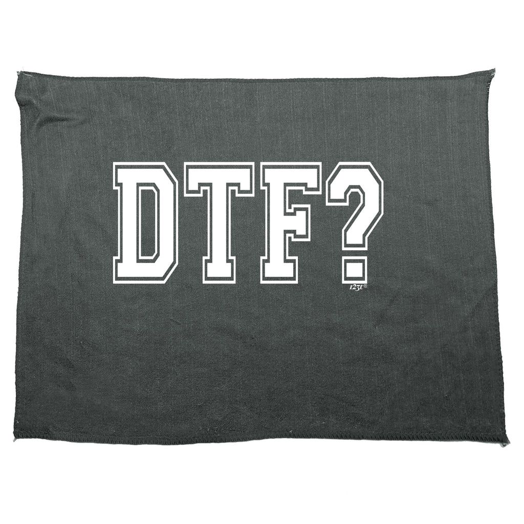 Dtf - Funny Novelty Gym Sports Microfiber Towel