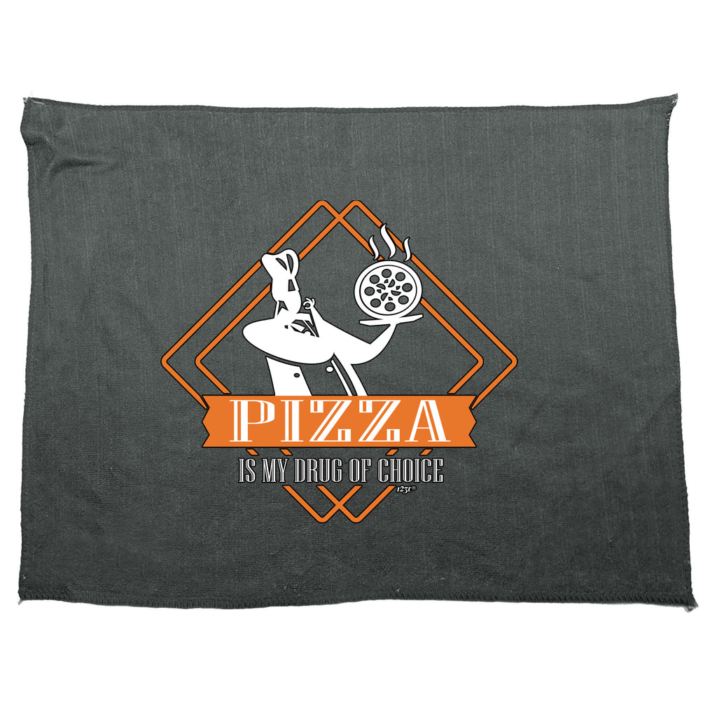 Pizza Is My Choice - Funny Novelty Gym Sports Microfiber Towel
