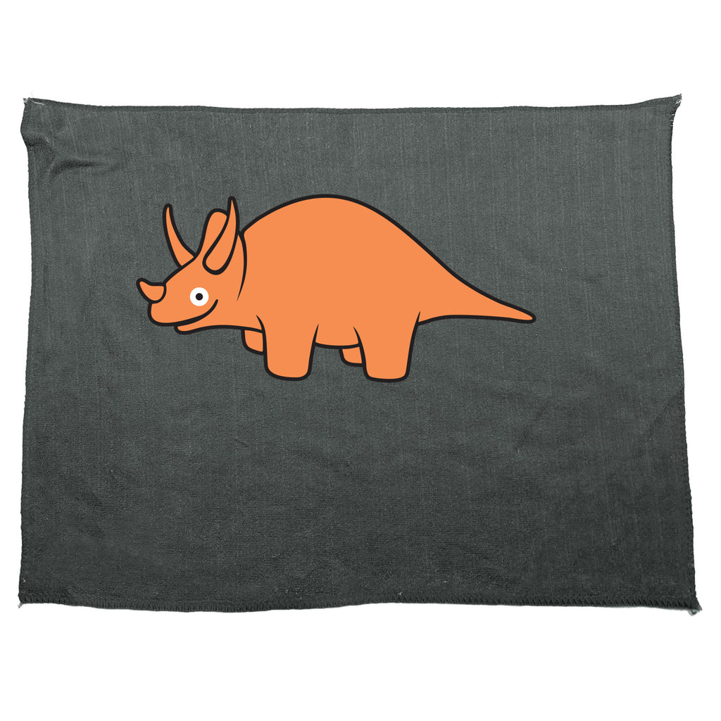 Dinosaur Triceratops Ani Mates - Funny Novelty Gym Sports Microfiber Towel