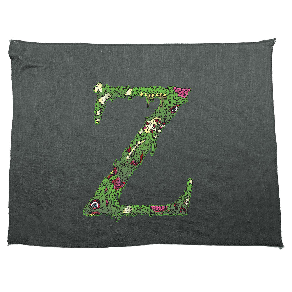 Z For Zombie - Funny Novelty Gym Sports Microfiber Towel